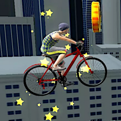 Bike Stunts of Roof Game